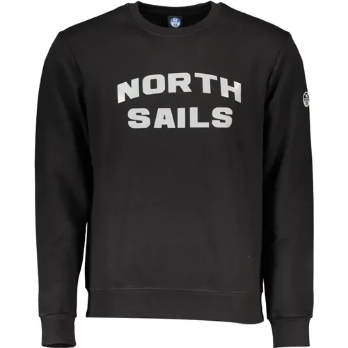 Cotton Sweater with Logo Print , male, Sizes: XL, L, M, 2XL - North Sails - Modalova