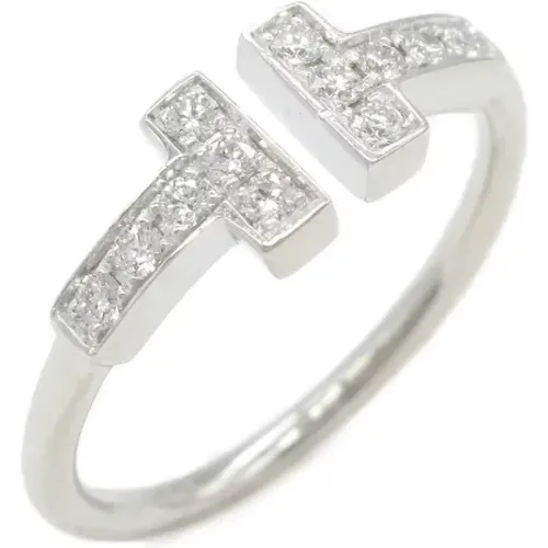 Pre-owned White Gold rings , female, Sizes: ONE SIZE - Tiffany & Co. Pre-owned - Modalova