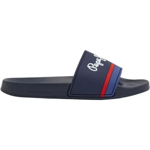 Slider Portobello Flip-flops , Herren, Größe: 44 EU - Pepe Jeans - Modalova