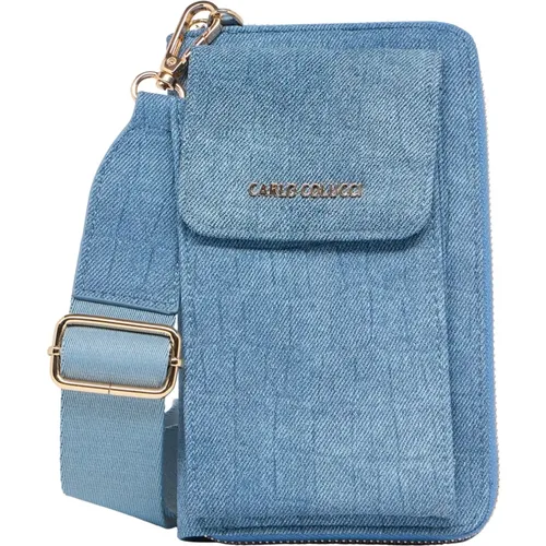 Smartes Portemonnaie mit Handyfach - carlo colucci - Modalova