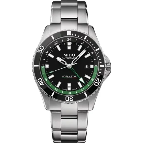 Ocean Star GMT Automatic Watch , male, Sizes: ONE SIZE - Mido - Modalova