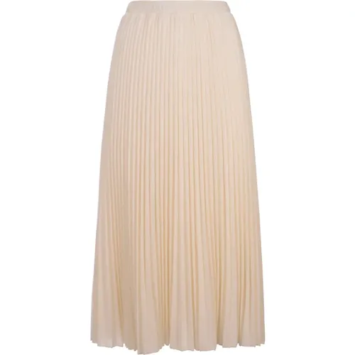 Pleated Midi Skirt , female, Sizes: M - Ermanno Scervino - Modalova