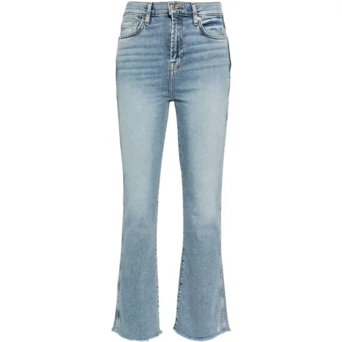 High Rise Flared Jeans , Damen, Größe: W30 - 7 For All Mankind - Modalova