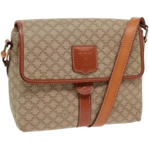 Pre-owned Canvas celine-bags , female, Sizes: ONE SIZE - Celine Vintage - Modalova