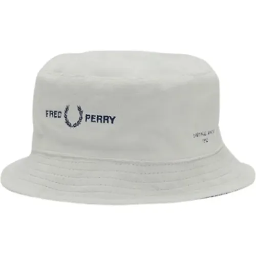 Reversible Hat , unisex, Sizes: M, L - Fred Perry - Modalova