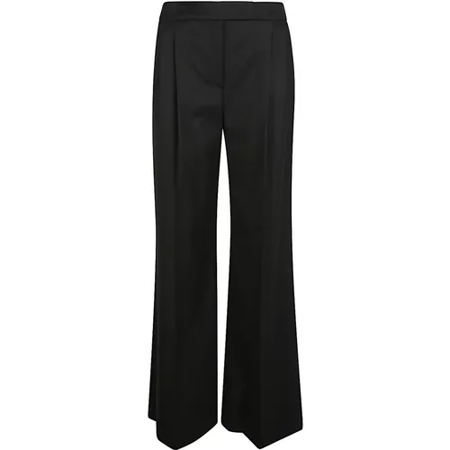 High Waist Wide Leg Trousers , female, Sizes: M, L, XL, 2XL - Via Masini 80 - Modalova