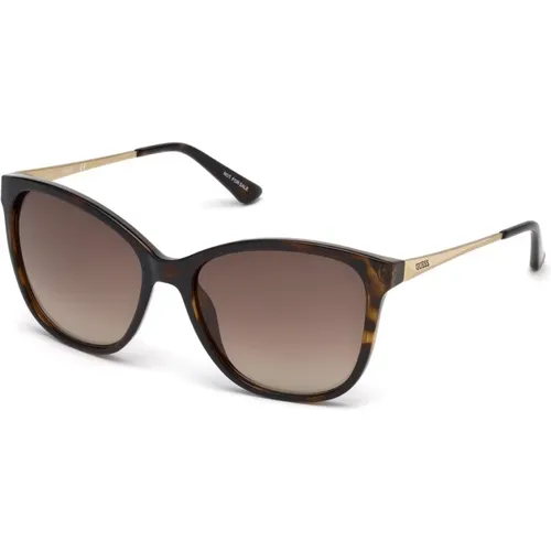 Stylish Sunglasses in Havana/Dorado , female, Sizes: 57 MM - Guess - Modalova