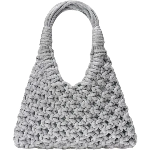 Lurex Handwoven Bag , female, Sizes: ONE SIZE - Hibourama - Modalova