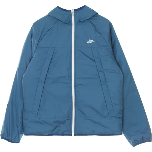 Reversible Water-Repellent Hooded Jacket , male, Sizes: M, L, XL, XS, S - Nike - Modalova