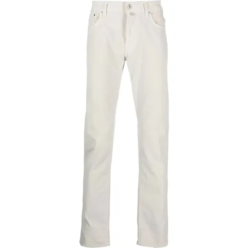 Slim Fit Stretch Cotton Jeans , male, Sizes: W38 - Jacob Cohën - Modalova