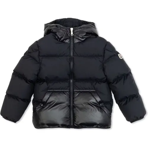 Blaue Parka für Mädchen Aw24 - Moncler - Modalova