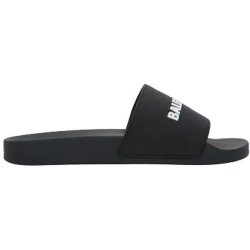 Rubber Slide Sandals , male, Sizes: 6 UK - Balenciaga - Modalova