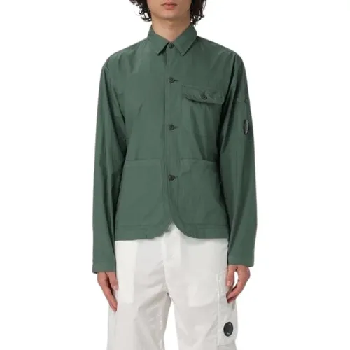 Grüne Hemden für Männer , Herren, Größe: S - C.P. Company - Modalova