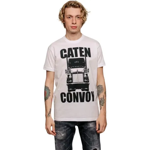 Cotton T-Shirt Made in Italy , male, Sizes: XL, S, 2XL - Dsquared2 - Modalova