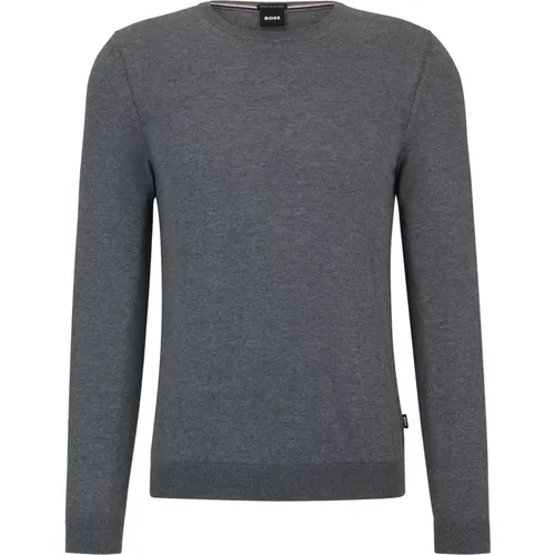 Essential Defined Fit Sweater , male, Sizes: S, M, L, XL - Hugo Boss - Modalova