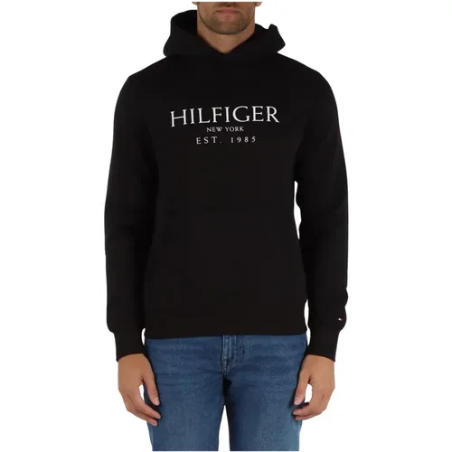 Baumwoll-Hoodie mit Logoaufdruck , Herren, Größe: L - Tommy Hilfiger - Modalova