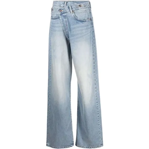 Wide-Leg Jeans Ss23 Style , Damen, Größe: W28 - R13 - Modalova