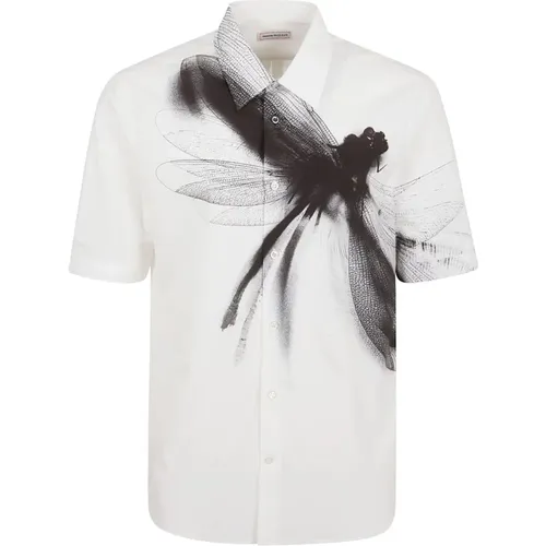 Men's Clothing Shirts Ss24 , male, Sizes: L - alexander mcqueen - Modalova