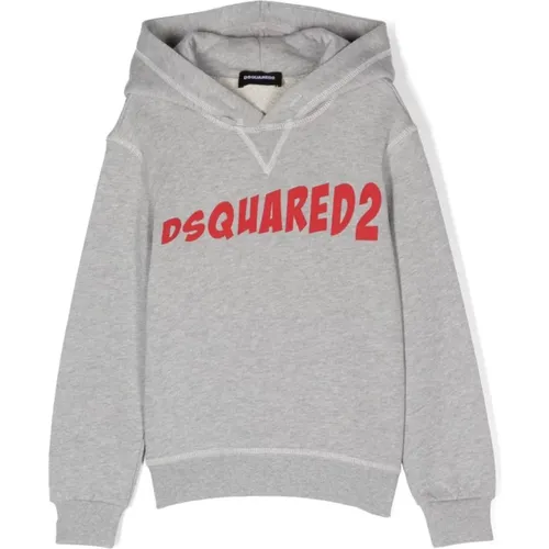 Entspannter Sweatshirt Grau - Dsquared2 - Modalova