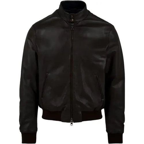 Elvis Lederjacke , Herren, Größe: XL - The Jack Leathers - Modalova