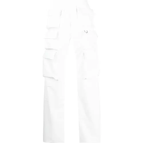 Weiße Cargo-Hose mit geradem Bein - Givenchy - Modalova