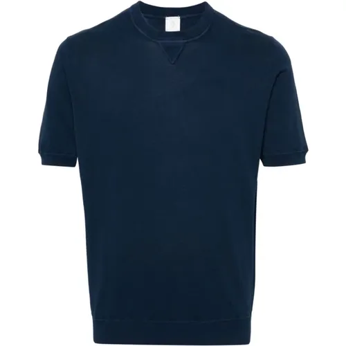 Blaue T-Shirts und Polos Maglia MM , Herren, Größe: L - Eleventy - Modalova
