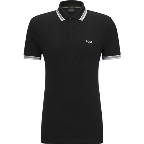 Men`s Polo with Details and Contrast Logo Model 50469055 Paddy Color , male, Sizes: 2XL - Hugo Boss - Modalova