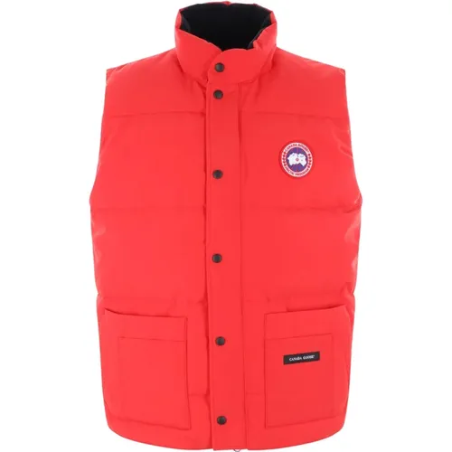 Technical Cotton Sleeveless Jacket , male, Sizes: XL - Canada Goose - Modalova