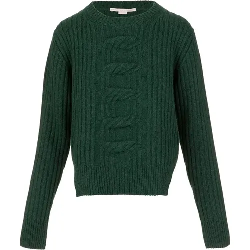 Stilvoller Rundhals Strickpullover , Damen, Größe: S - Stella Mccartney - Modalova