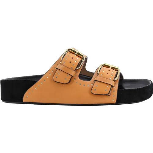 Leather Sandals with Adjustable Straps , female, Sizes: 5 UK, 3 UK - Isabel marant - Modalova