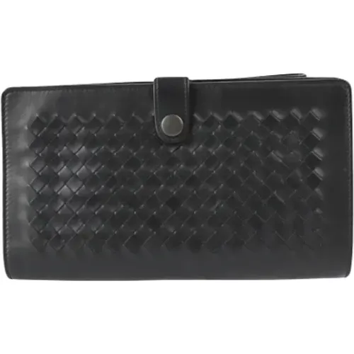 Pre-owned Leather wallets , female, Sizes: ONE SIZE - Bottega Veneta Vintage - Modalova