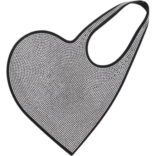 Crystal Heart Mini Tote Bag , female, Sizes: ONE SIZE - Coperni - Modalova