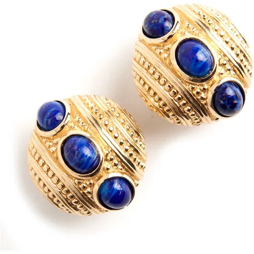Pre-owned clip on earrings , female, Sizes: ONE SIZE - Dior Vintage - Modalova