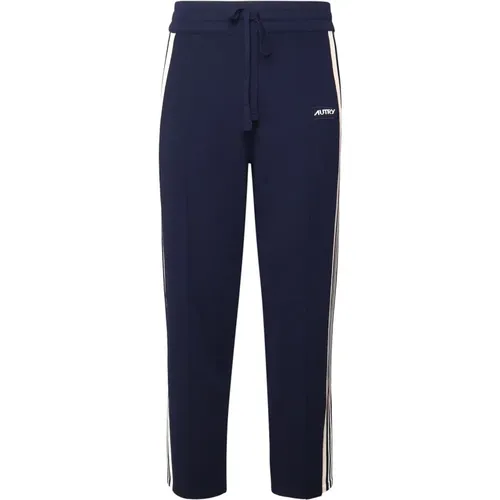 Sport Trousers with Decorative Stripes , male, Sizes: S, L, M, XL - Autry - Modalova