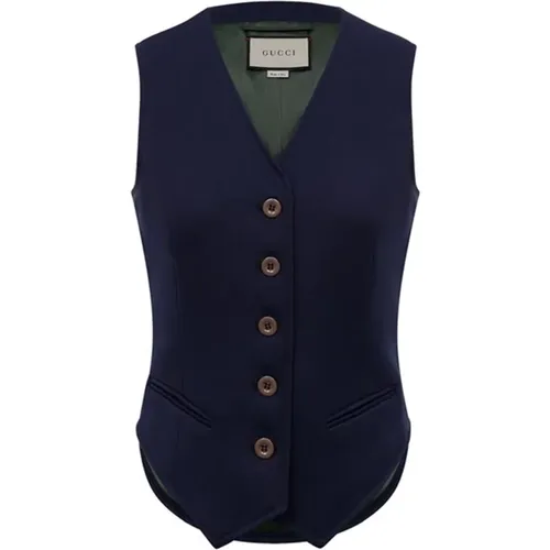 Fluid Drill Vest , female, Sizes: XS - Gucci - Modalova