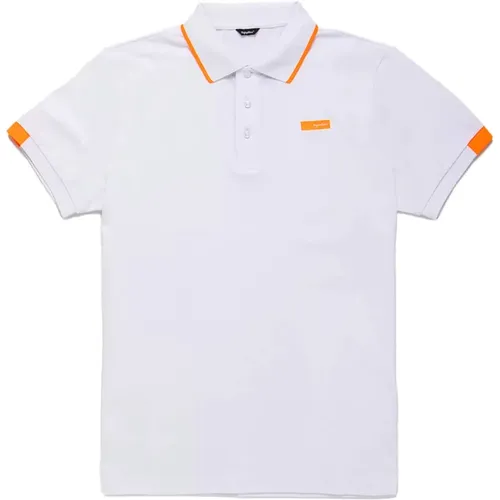 Baumwoll-Poloshirt mit Logodruck , Herren, Größe: L - RefrigiWear - Modalova