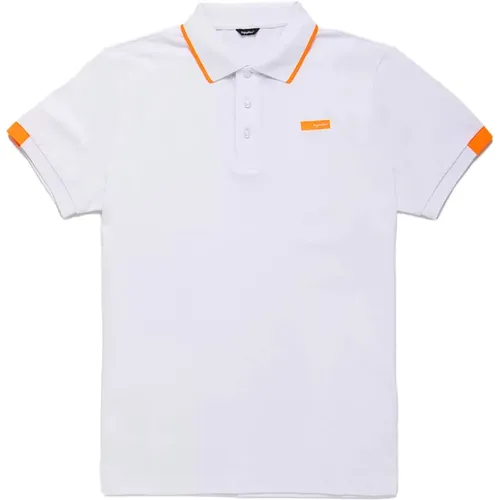 Baumwoll-Poloshirt mit Logodruck , Herren, Größe: XL - RefrigiWear - Modalova