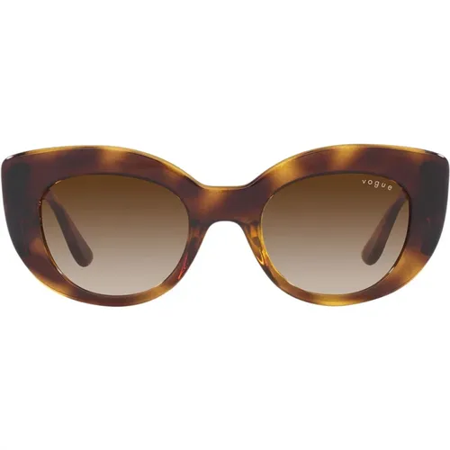 Butterfly Style Sunglasses with Braided Arms , female, Sizes: 49 MM - Vogue - Modalova