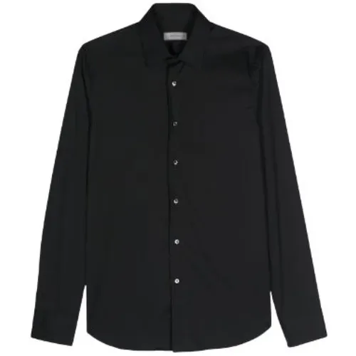 Cotton Blend Classic Collar Shirt , male, Sizes: L, 5XL, 3XL, M, XL, 6XL - Canali - Modalova