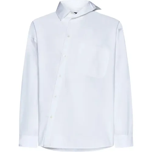 Klassisches Weißes Popeline-Hemd , Herren, Größe: S - Jacquemus - Modalova