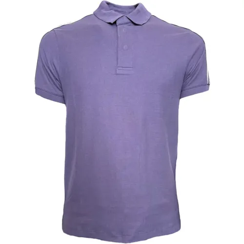 Polo-Shirt mit Logo-Bändern , Herren, Größe: XL - Emporio Armani - Modalova