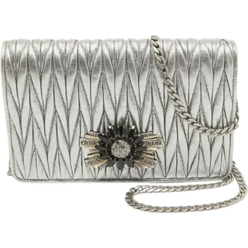 Pre-owned Leder clutches - Miu Miu Pre-owned - Modalova