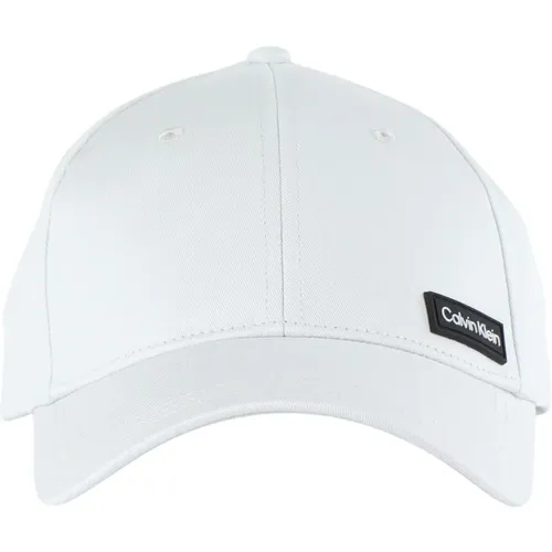Cotton Logo Patch Cap , male, Sizes: ONE SIZE - Calvin Klein - Modalova