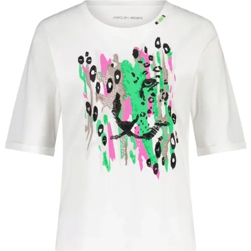 T-Shirt mit Tiermotiv , Damen, Größe: 2XL - Marc Cain - Modalova