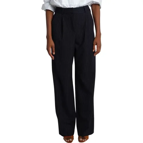 Pinstriped Trousers , female, Sizes: XS - Veronica Beard - Modalova