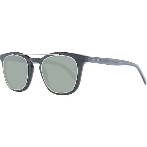 Schwarze quadratische Sonnenbrille mit grauen Gläsern - Ted Baker - Modalova