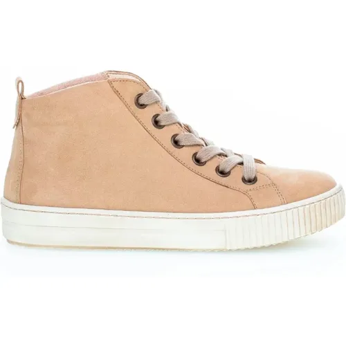 Nubuk High Top Sneakers , Damen, Größe: 36 1/2 EU - Gabor - Modalova