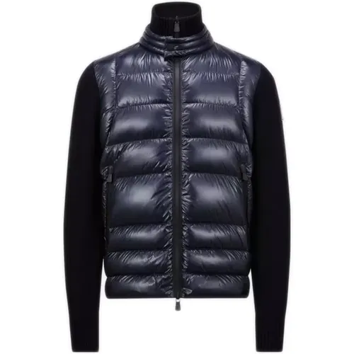 Sweater with Down Padding , male, Sizes: S - Moncler - Modalova