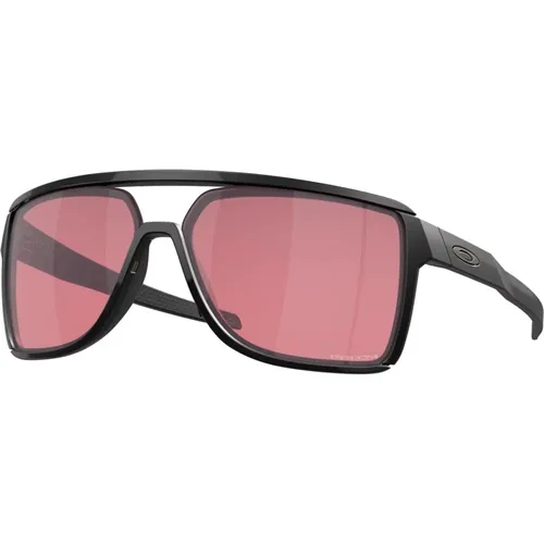 Castel OO 9147 Sunglasses, Matte /Prizm Dark Golf , male, Sizes: 63 MM - Oakley - Modalova