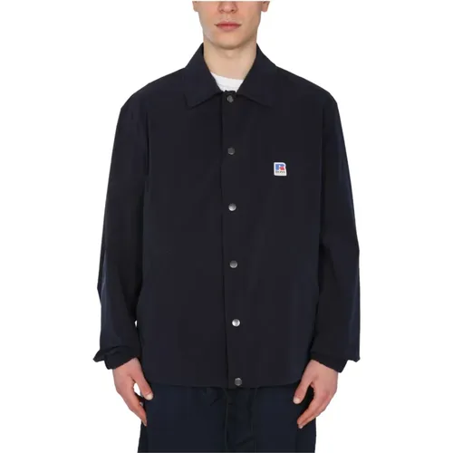 Relaxed FIT Jacket With X Russell Athletic Logo , Herren, Größe: M - Boss - Modalova